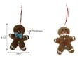 thumbnail image 4 of Fabric Hanging Gingerbread Man Ornament (Asstd) - Set of 6, 4 of 4