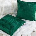 thumbnail image 3 of Home Soft Things Textured Velvet Pillow Covers (Set of 2), - Eden - 26" x 26", 3 of 5