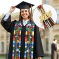 thumbnail image 5 of Alaiyaky 3 Pcs Mexican Graduation Stole Set Senior 2026 Graduation Honor Stole for Adult Unisex College Graduation's Day Grad Celebration, 5 of 8
