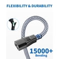 thumbnail image 3 of Cable de alimentación RIKSOIN de 3 pines trenzado de 10 pies/3 m AC 10 A 110 V-250 V, 3 of 7