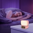 thumbnail image 1 of TopLLC Versatile Clock Alarm Rechargeable Bluetooth Speaker With Three Colors Temperature Infinite Dimming And Rotating Night Light Alarm clock, 1 of 8