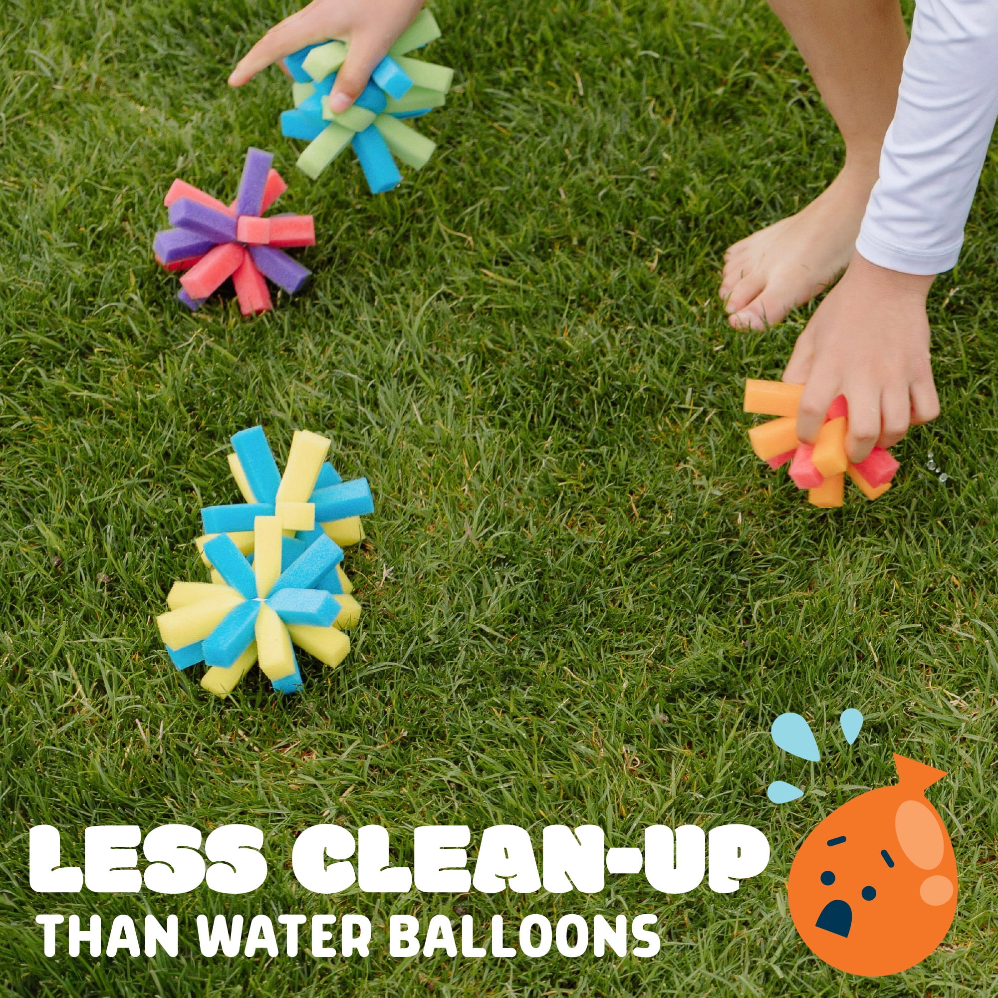 Chuckle & Roar Reusable Sponge Balls Soak & Toss Fun for Children Ages 3+, by Buffalo Games