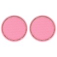 thumbnail image 4 of 2Pcs Car Diamond Cup Mat Bottle Seat Cushion Non-Slip Silicone Cushion, 4 of 9