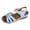 F, variant on Rokment Womens Platform Wedges Dressy Sandals 2026 Summer Comfortable Leather Open Toe Orthopedic Arch Support Walking Sandals for Woman Beach A Size 6