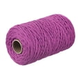 thumbnail image 1 of Macramé Cordón Púrpura Rojo 300m/328 Yardas 3mm Diámetro Algodón Cuerda Cordel Cuerda Retorcido Trenzado Cordón para Planta Colgador, Tejer, Macramé Anudar, 1 of 7