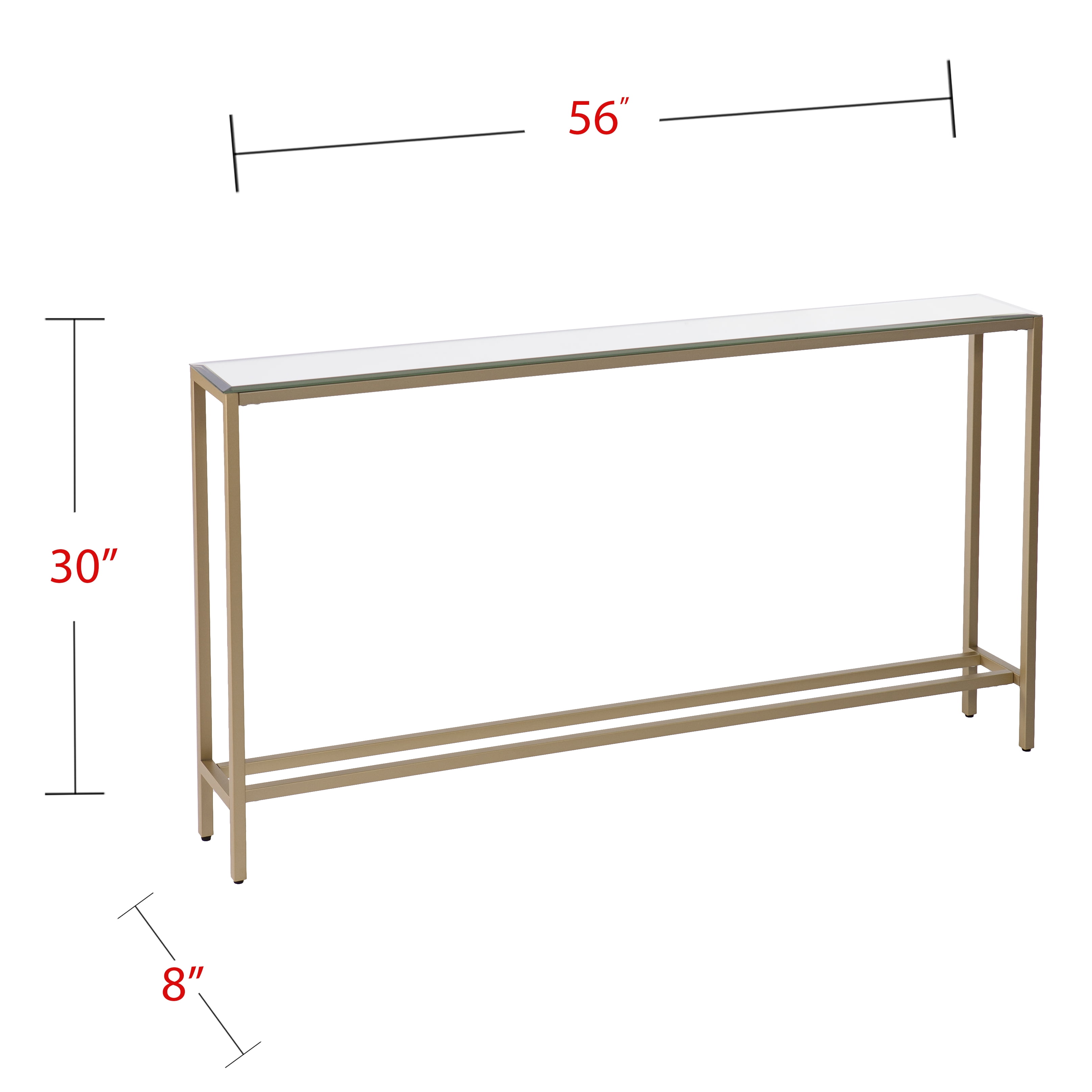 Extra long sale thin console table