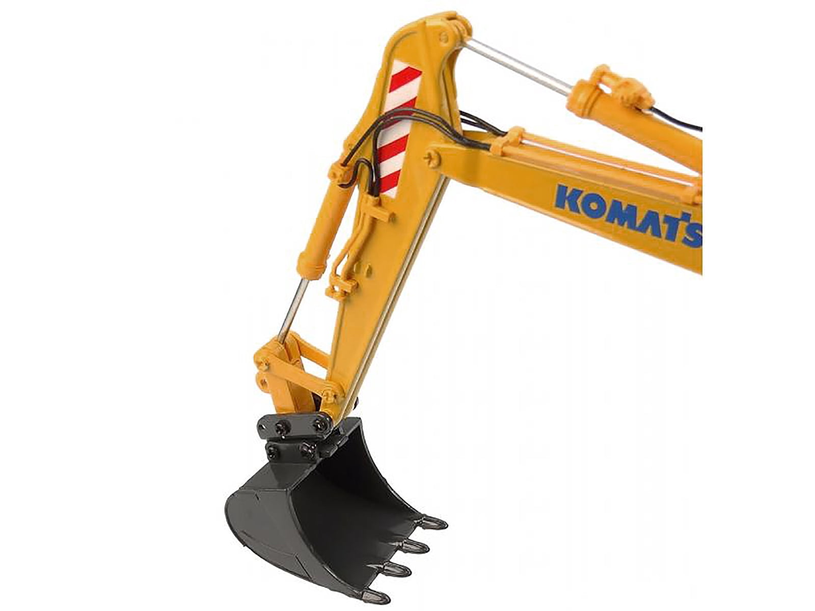 Komatsu PW180-11 Excavator Yellow with Standard Bucket and