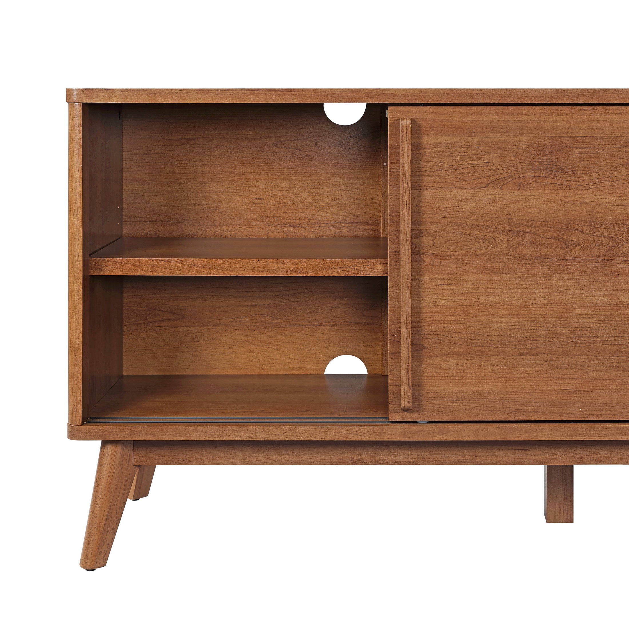 Better Homes & Gardens Greyson TV Stand for TVs up to 70”, Acorn Finish