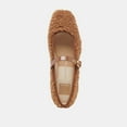 thumbnail image 6 of Dolce Vita Rodni Pecan Plush Leather Mary Jane Squared Toe Ballet Flats (Pecan Plush, 7), 6 of 8