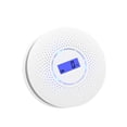 thumbnail image 3 of Detector de niebla Luz de sonido Alarma Sensor compuesto Reloj Indicador 2 en 1 LED Pantalla digital de advertencia para barbacoa Hogar Eigraketly AF000034-00B, 3 of 7