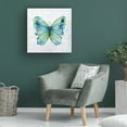 thumbnail image 4 of Canvas Wall Art - Jean Plout 'Elegant Butterfly A' Wall Art for Living Room, Bedroom, or Office Décor by Trademark Fine Art - 24 x 24 Inches, 4 of 4