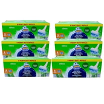 Scrubbing Bubbles Fresh Brush Heavy Duty Flushable Refills, Citrus - Convenient and Thorough Clean for Your Toilet, 8 Pads - 6 Pack