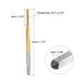 thumbnail image 2 of Uxcell M1.7 x 0.35 Cobalt High Speed Steel Straight Flute Machine Thread Tap Titanium Coated 2 Pack, 2 of 6
