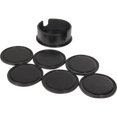 thumbnail image 4 of Royce Leather 6 Genuine Leather Round Coasters in Genuine Leather Case, 4 of 4