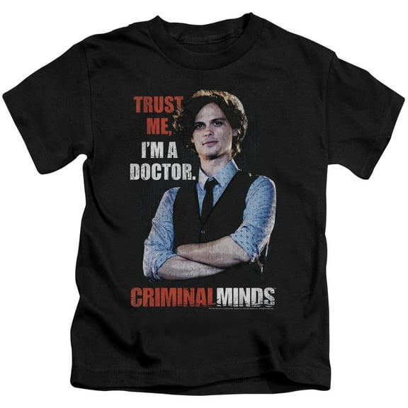 Criminal Minds Trust Me Youth 18/1 T-Shirt Black