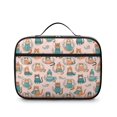 thumbnail image 2 of Cat and Sweater Pink Pattern Insulated Lunch Bag Teens,Bento School Lunch Bag for Teens for Work,Picnic or Travel 10.6x7.7x4.3 Inches,12 Can Capacity, 2 of 6