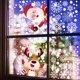 thumbnail image 4 of Etiqueta engomada de la ventana de Papá Noel del muñeco de nieve de la historieta Etiqueta engomada de la decoración del hogar del regalo de Navidad Wmkox8yii gf11653, 4 of 9