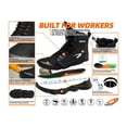 thumbnail image 2 of Zapatos De Seguridad Para Hombre Y Ligeros Zapatillas De Seguridad Para Mujer Zapato Con Punta De Acero Cesta Transpirable Securité Zapatos De Trabajo Hombre Botas De Seguridad Cómodas Talla 43 Negro esquí esquí Gafas de esquí, 2 of 5