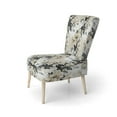 thumbnail image 3 of Designart « Chic Victorien Urbain V » Fauteuil d'Appoint Rembourré Gris à Motif Floral - Fauteuil de Style Champêtre pour Chambre, 3 of 7