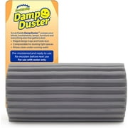 Scrub Daddy Damp Duster, Magical Dust Cleaning Sponge, Duster for Cleaning Venetian & Wooden Blinds, Vents, Radiators, Skirting Boards, Mirrors and Cobwebs, Traps Dust, Grey