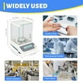 thumbnail image 6 of Lab Scale High Precision Digital Scale 120g x 0.0001g Electronic Analytical Balance 0.0001 Gram Accuracy Digital Scale for Grams and Ounces Multiple Weight Units$$Electronics Accessories, 6 of 9