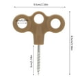 thumbnail image 2 of Camping & Hiking Outdoor Ground Nails Glow in the Dark Tent Stakes with Windproof Rope Fix Three-Hole Stainless Steel Ground Nails for Easy Setup and Secure Anchoring 5PCS, 2 of 3