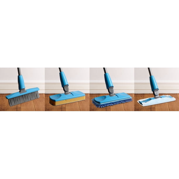 Lynx 4-In-1 Home Cleaning System - Detachable Broom, Mop, Duster