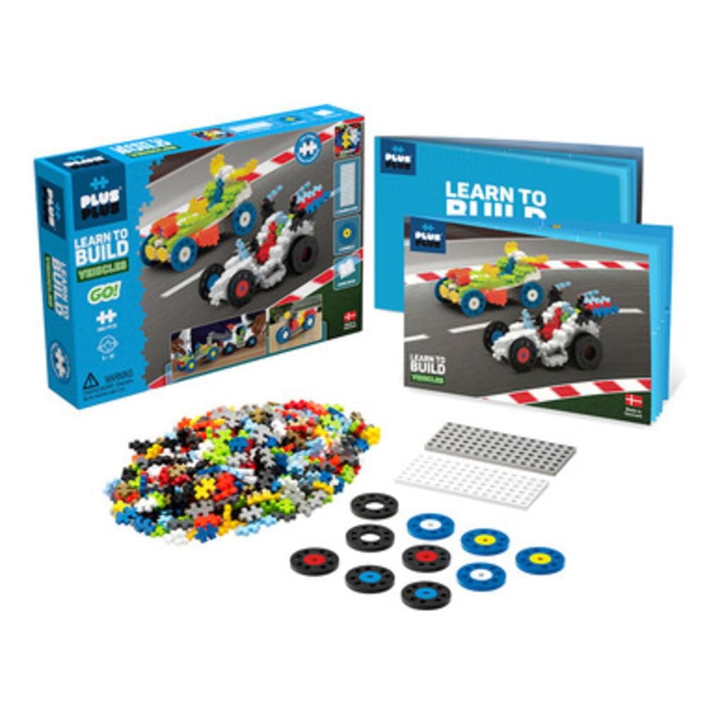 Plus Plus Go! - Learn to Build: Vehicles - Construction Set - 500 pieces - 7 years +