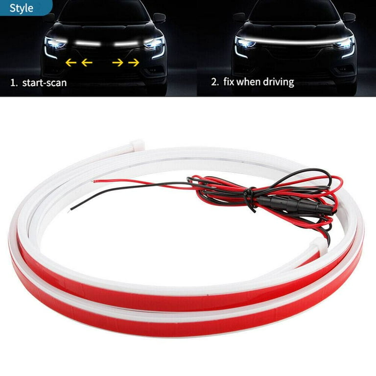 Lumary Start Scan Dynamic 240cm LED DRL Car Hood Light Strip