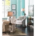 thumbnail image 7 of Kathy Ireland Villa Roma Traditional Table Lamp 29 1/2" Tall Dark Bronze Light Gray Drum Shade for Bedroom Living Room Bedside Nightstand Office Kids, 7 of 7