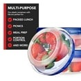 thumbnail image 6 of Stock Your Home 8oz Plastic Containers with Twist Top Lids (4 Pack), 1 Cup Small Freezer Containers for Leftover Food, Airtight Reusable Soup Containers with Lids, Microwave and Dishwasher Safe, 6 of 9