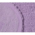 thumbnail image 5 of Home Weavers Radiant Collection Bathroom Rug 100% Cotton Tufted Round Shape Bathroom Rug, Soft & Absorbent Bath Rugs, Non-Slip Bath Rug, Machine Wash Dry Bath Mats - 30" Round, Purple, 5 of 9