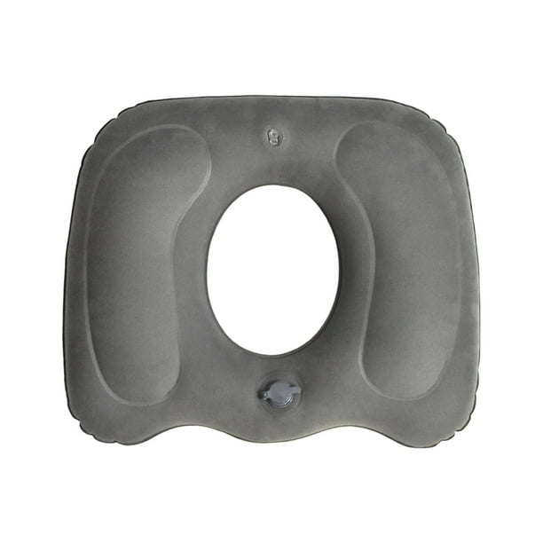 Cojín de asiento para el coxis (grande), volumen de aire ajustable, alivio de la presión, silla de coche/oficina/silla de ruedas, soporte para ciática/hemorroides