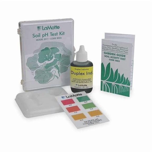 Lamotte Soil pH Test Kit, pH Range 4.0 to 8.0 5024