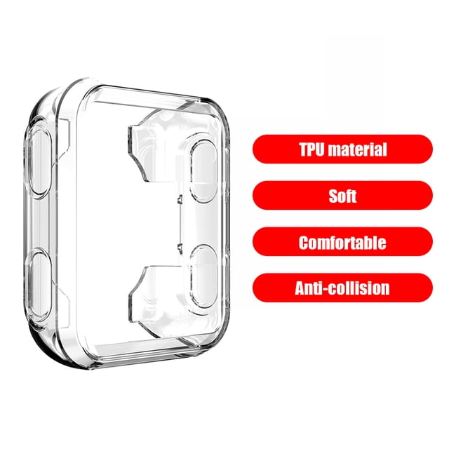 Kuymtek Funda de reloj para Garmin Forerunner 35/30 Soft Protector Bumper Frame (Transparente)