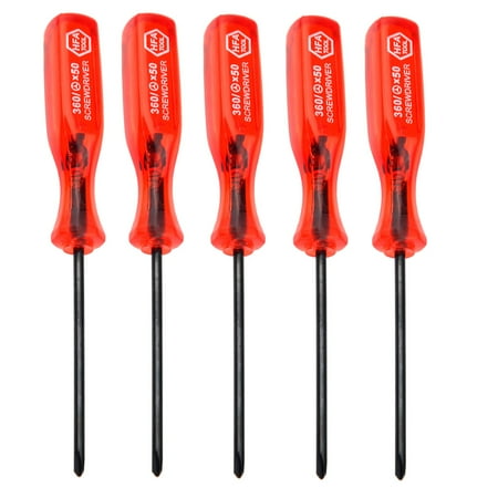 

5pcs Portable Triwing Triangle Y-Tip Screwdrivers Screw Drivers for /DS /DS Lite /Gameboy Advance (Red)