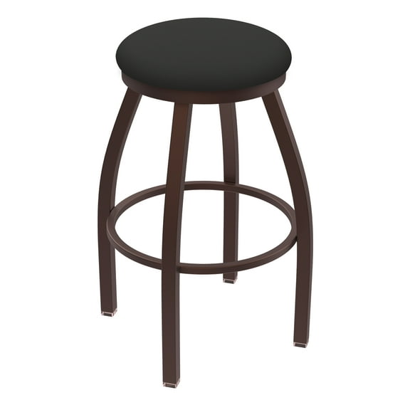 XL 802 Misha 36" Swivel Extra Tall Bar Stool with Bronze Finish and Canter Iron Seat