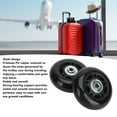 thumbnail image 4 of 1 Pair Luggage Wheels Replacement, 360 Swivel Suitcase Repair Wheels Bearing Caster Rollers For Trolley Inline Outdoor Skate, 4 of 8