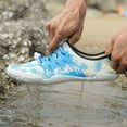 thumbnail image 6 of kamemir Non Slip Work Shoes Women Sneakers for Women Casual Lace Up Non-Slip Walking Shoes Comfortable Tennis Running Shoes Womens Fashion Sneakers(Blue,8), 6 of 6