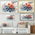 thumbnail image 4 of Designart "China Art Calligraphy quintessence I" China Art Floater Framed Wall Decor, 4 of 7