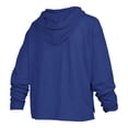 thumbnail image 3 of Women's Pressbox  Royal Florida Gators Nelson Arch Over Logo Long Sleeve Hooded Slub T-Shirt, 3 of 3