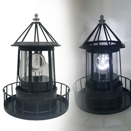 

Goodhd Solar Powered LED Rotating Lighthouse Light Lamp Waterproof Outdoor Garden Decor