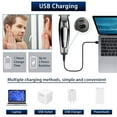 thumbnail image 3 of Hair Clippers for Men,AWECOT Professional Hair Trimmer Quiet Cordless Hair Cutting Kit Beard Trimmer,USB Rechargeable Mens Grooming Kit with 2 Trimming Speeds,LED Display,For Family Use, 3 of 7