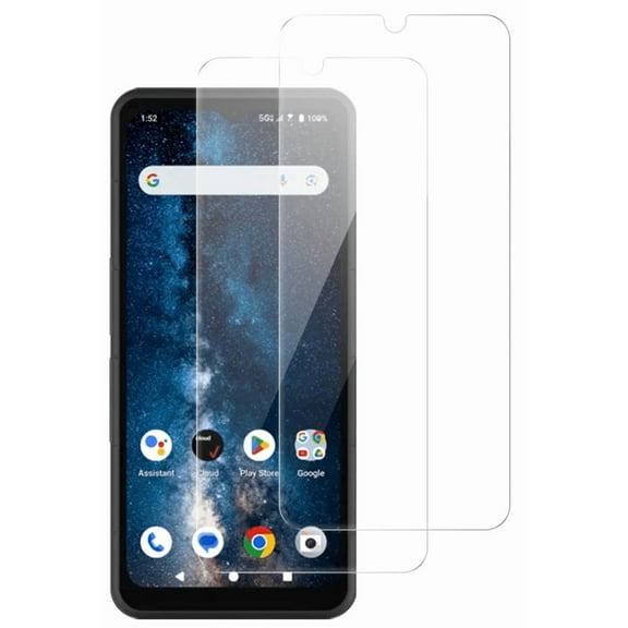 2x Tempered Glass for Sonim XP Pro 5G Phone (2024, X800), Nakedcellphone 9H Hard Clear Screen Protector Guard [Scratch/Crack Saver]