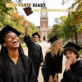 thumbnail image 6 of Black Graduation Cap Headband Insert, Anti-Slip Graduation Hat Holder for Curly Hair, Secure Fit Hairband Accessory, Keeps Hairstyle Natural and Stable, 6 of 9