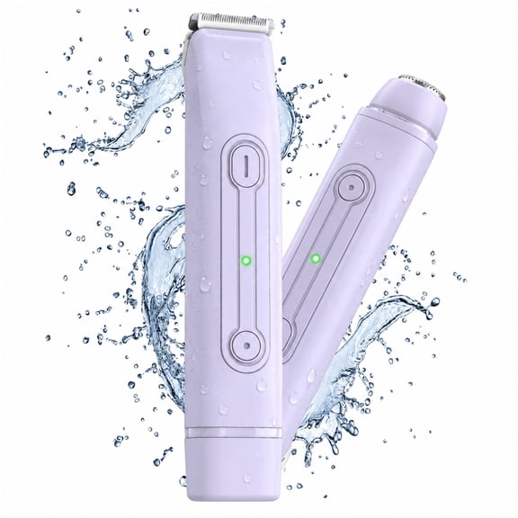 Electric Bikini Trimmer IPX7 Waterproof Body Shaver Travel Gift for Women