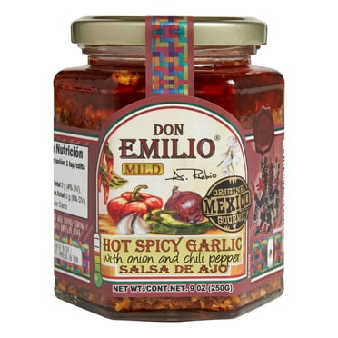 Don Emilio Mild Spicy Garlic Salsa 9 oz.