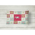 thumbnail image 2 of Carolines Treasures CK5451PW1216 Japanese Mouse Love Canvas Fabric Decorative Pillow, Red, 12H x16W, multicolor, 2 of 3