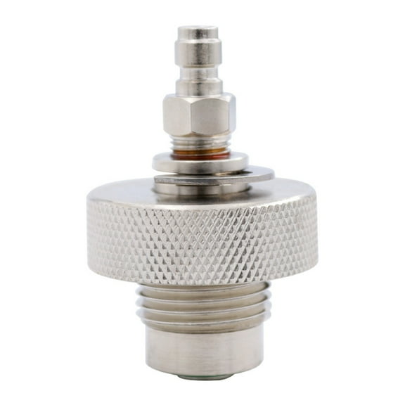 DIN Valve Filling Adapter for Diving Air Tools, 300 Bar, Male / Female, Stainless Steel