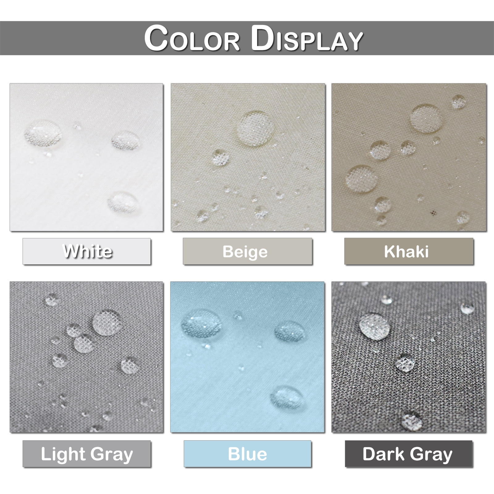 Sunicol Waterproof Transparent Patio Sheer Curtain for Outdoor Porch Yard, Divider Window Screening Gauze Home Décor for Lawn Cordless Panel Tap Top, 1 Panel